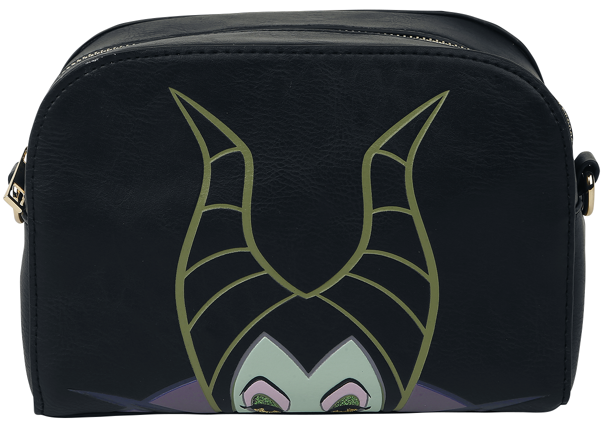 Maleficent - Disney Umhängetasche - 2 - Shoulder Bag - für Damen - schwarz  - Lizenzierter Fanartikel
