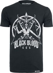 Baphomet, Black Blood by Gothicana, T-Shirt