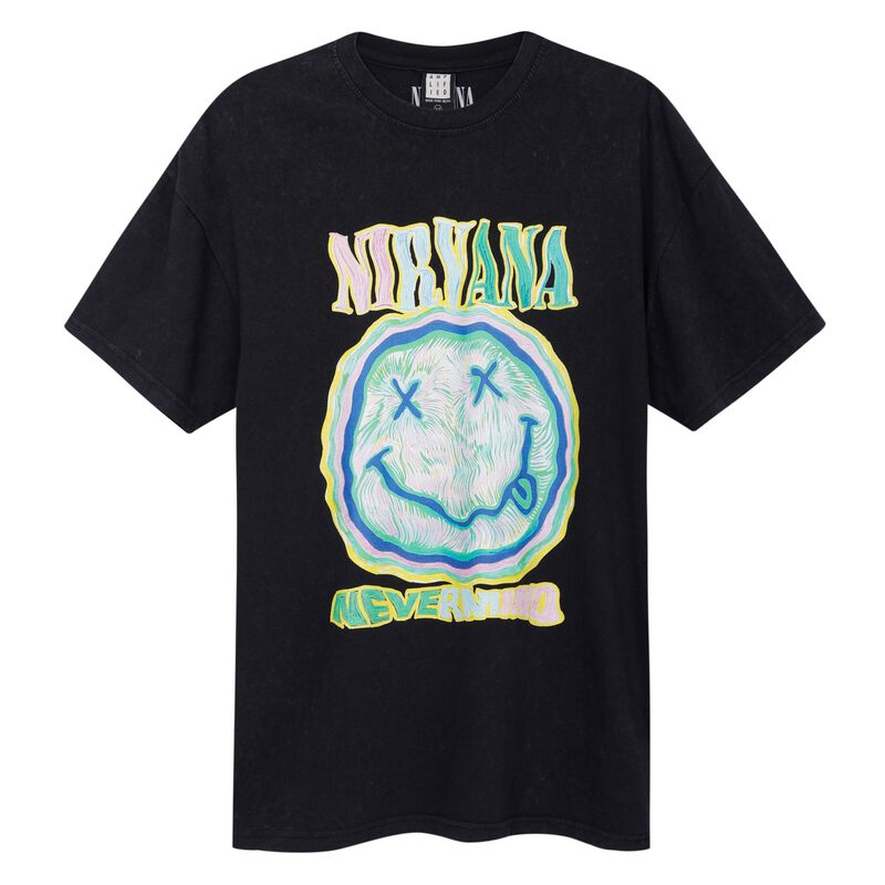 T-Shirt - Amplified Collection - Scribble - XS bis 3XL - für Männer - Größe XS - charcoal - Lizenziertes Merchandise! - Männer - male