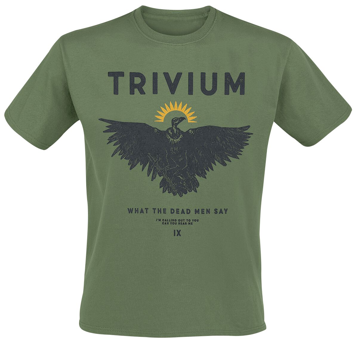 Vulture T-Shirt oliv von Trivium