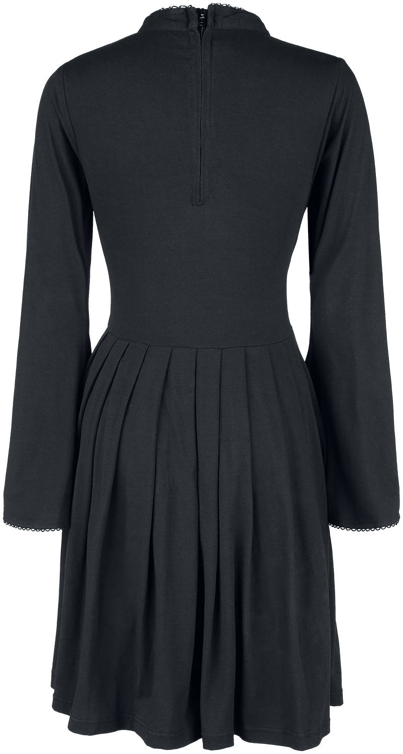 Poizen Industries Stranger Dress Mittellanges Kleid schwarz