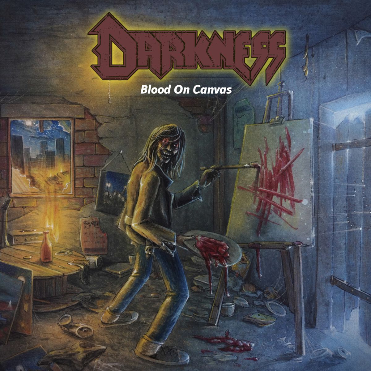 Blood on canvas von Darkness - CD (Digipak)