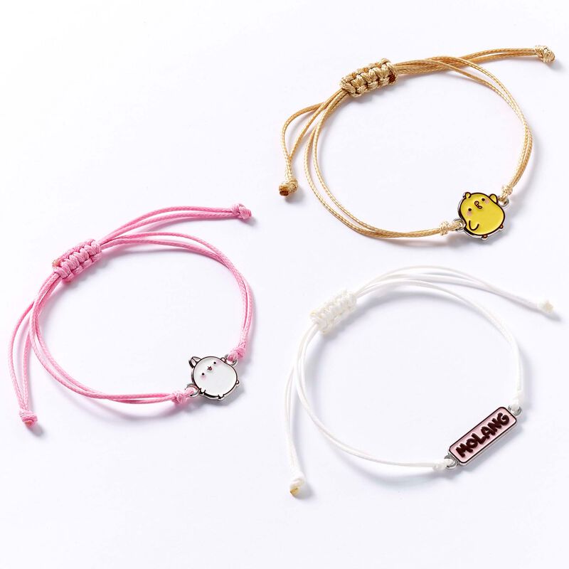 Molang Molang & Piu Piu Freundschaftsarmband Armband-Set multicolor MLFBS126