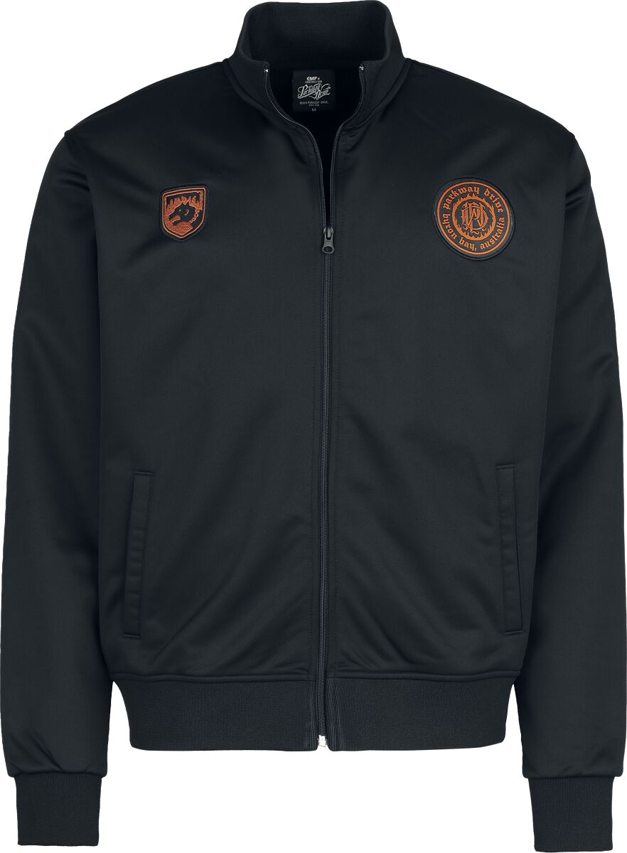 Levně Parkway Drive Soccer Trackjacket Tepláková bunda černá