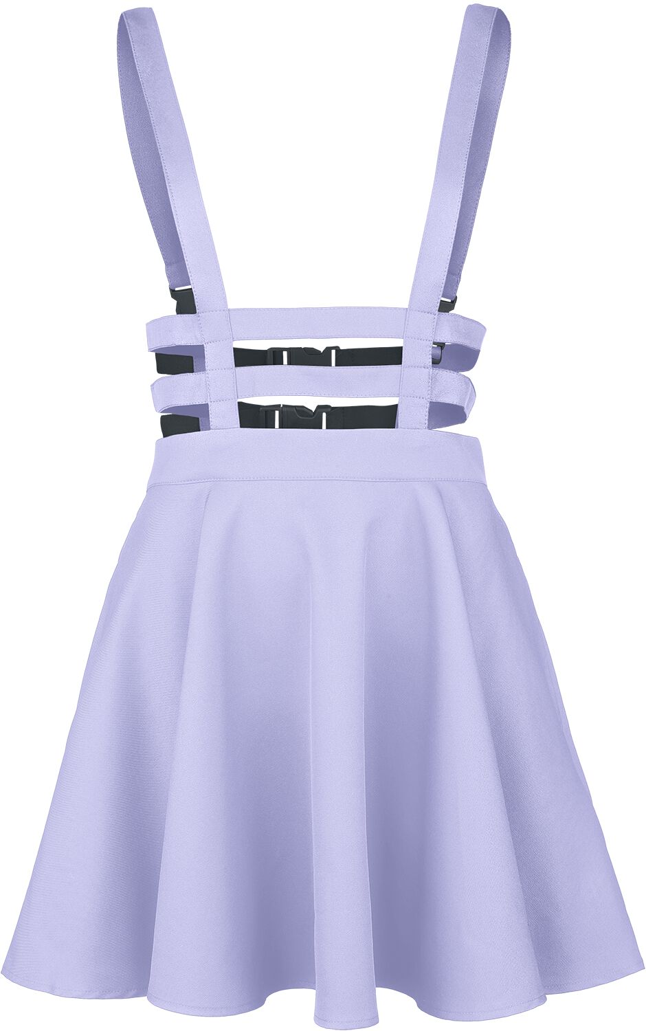 Jupe courte Rockabilly de Banned Alternative - Lolita Skirt - XS à XL - pour Femme - lilas