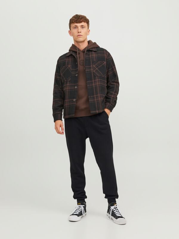 Spodnie dresowe  z Jack & Jones - JPSTGORDON BRADLEY JOGGERS NOOS - Mężczyźni - czarny