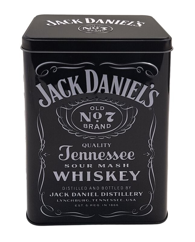 Jack Daniel's JD Full Label Aufbewahrungsbox schwarz
