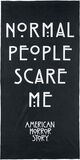 Normal People Scare Me, American Horror Story, Badetuch