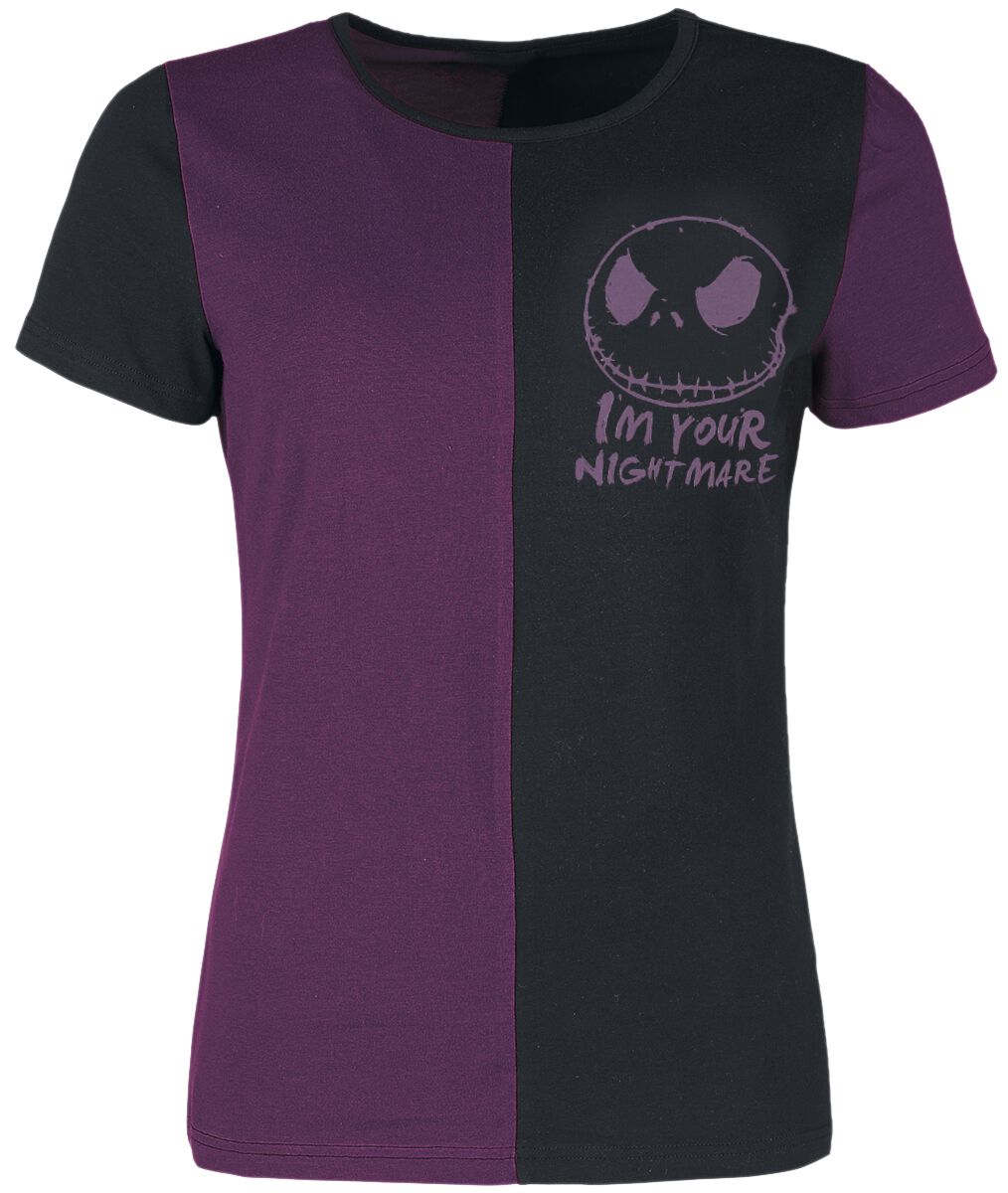 The Nightmare Before Christmas I Am Your Nightmare T-Shirt purple black