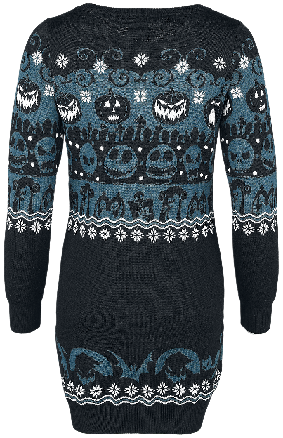 The Nightmare Before Christmas Scary Mittellanges Kleid multicolor