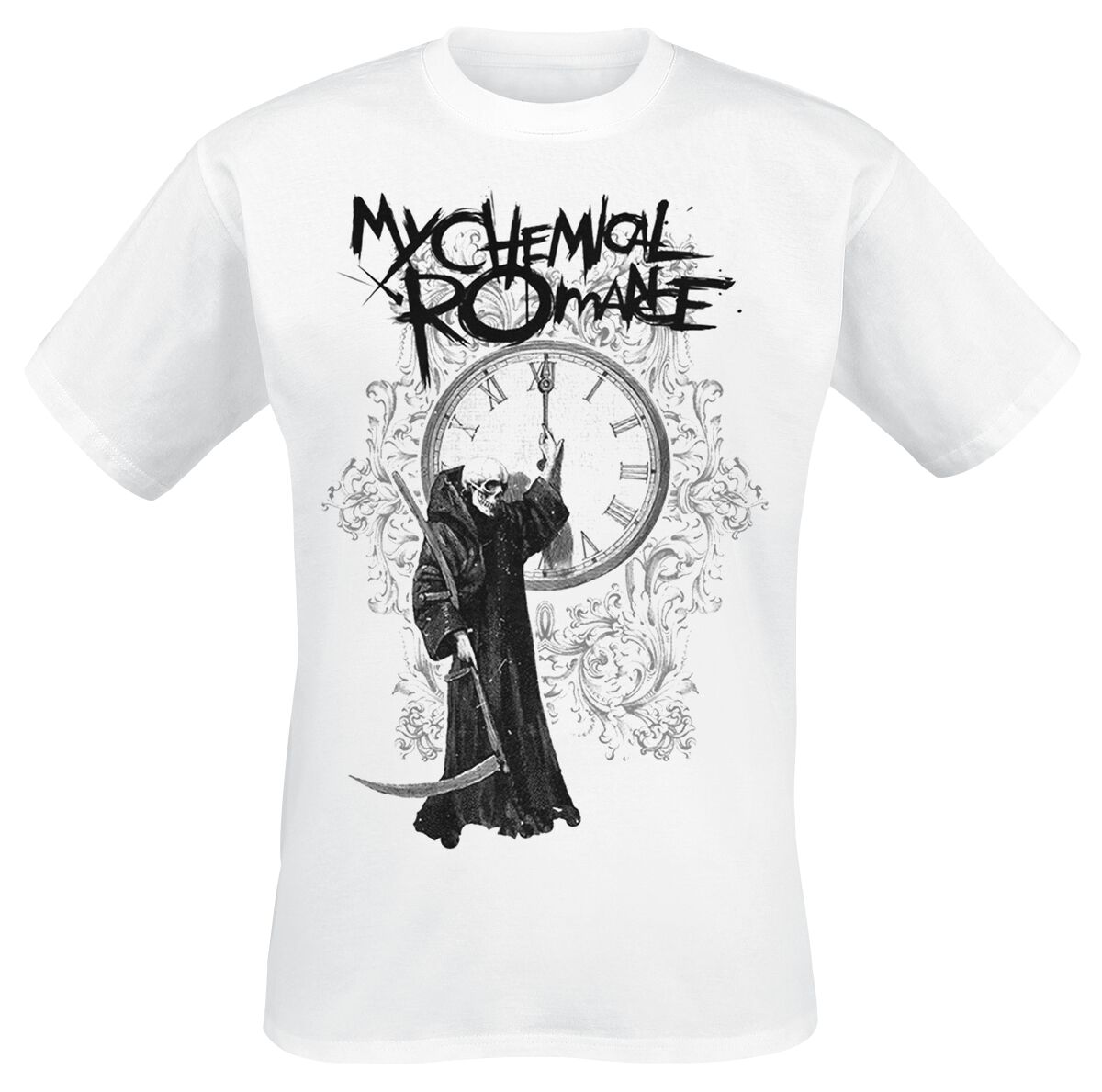 T-Shirt Manches courtes de My Chemical Romance - Father Death - S à XXL - pour Homme - blanc