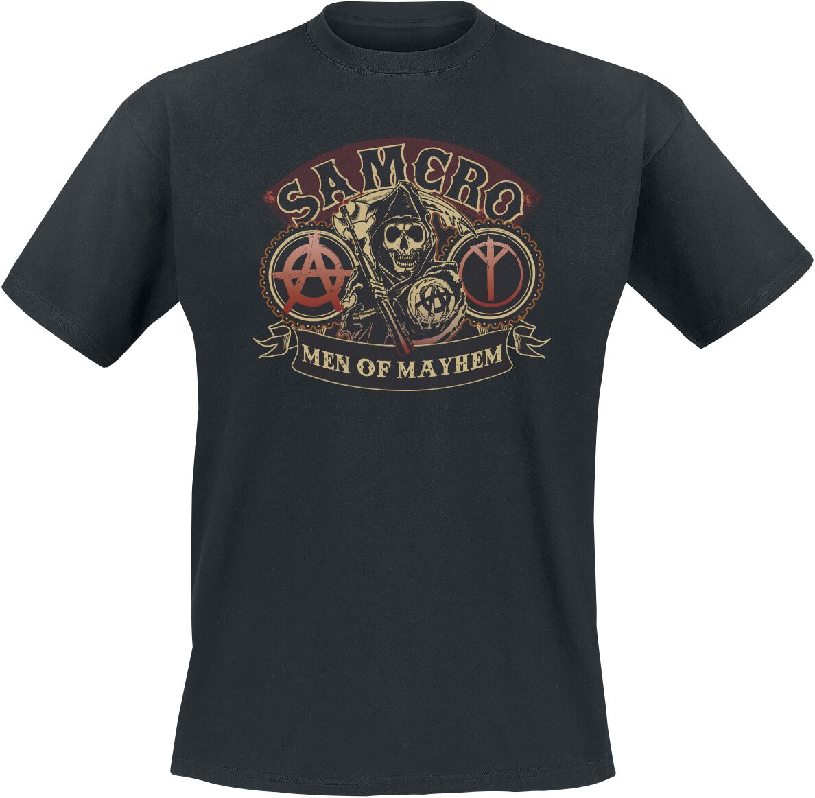 Sons Of Anarchy Men Of Mayhem T-Shirt black