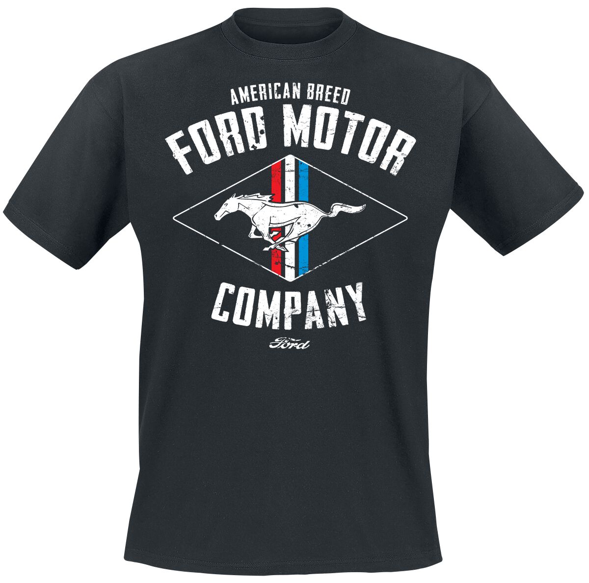 Ford Ford Motor – American Breed T-Shirt schwarz Ford Ford Motor – American Breed T-Shirt schwarz