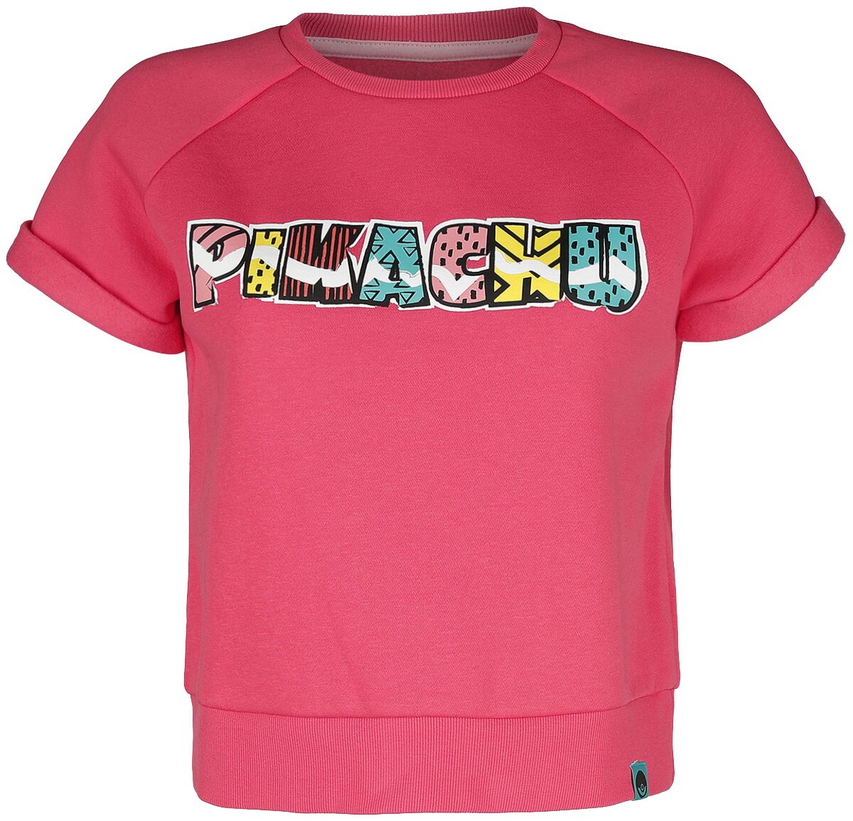 T-Shirt Manches courtes Gaming de Pokémon - Pikachu - Retro Summer - S à XXL - pour Femme - rose