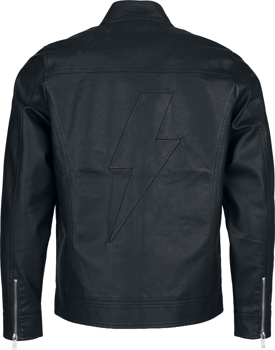 Thumbnail - AC/DC EMP Signature Collection Kunstlederjacke schwarz in L