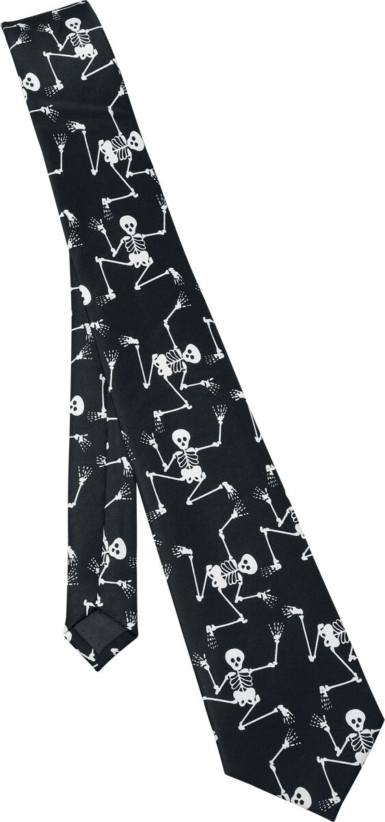 Rock Daddy Tie - Tie – Mexican Skeletons - black