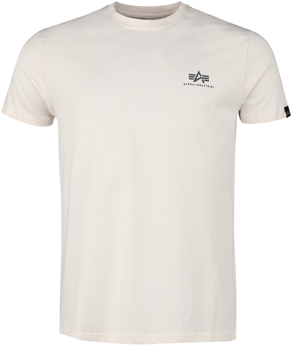 Alpha Industries - Backprint T - T-Shirt - creme