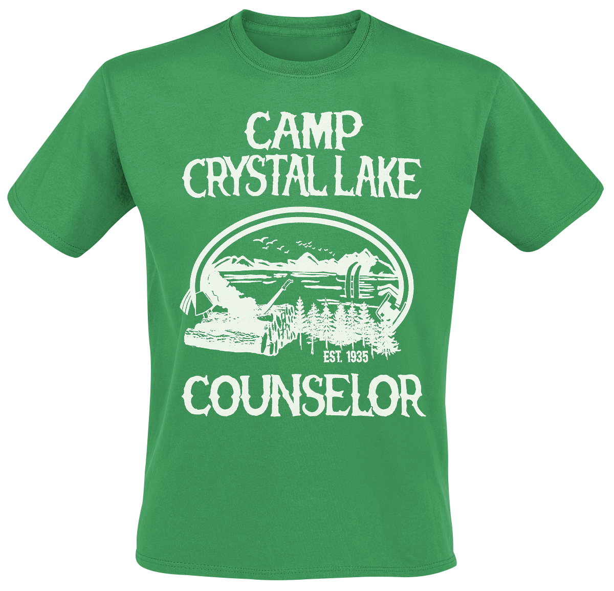 Friday the 13th - Camp Crystal Lake Counselor - T-Shirt - green image