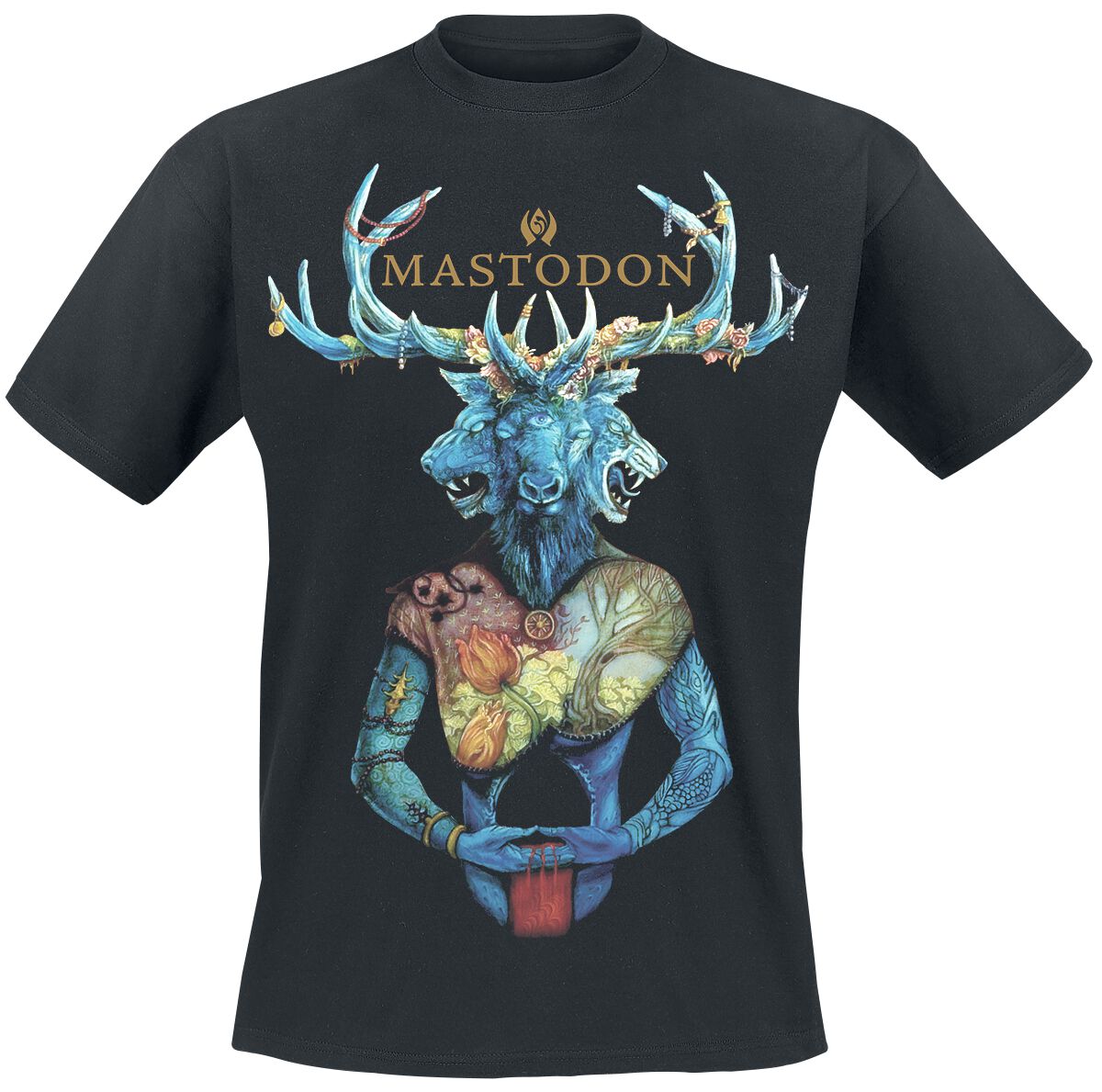 Mastodon T-Shirt - Blood mountain - S bis XXL - für Männer - Größe S - schwarz  - Lizenziertes Merchandise!