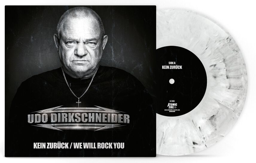 Udo Dirkschneider Kein zurück / We will rock you LP marbled