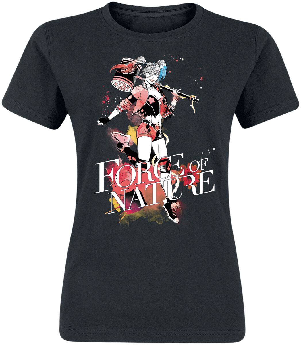 Suicide Squad Harley Quinn - Force Of Nature T-Shirt black