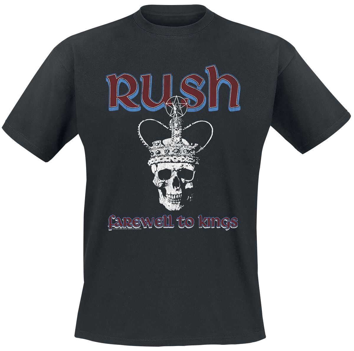 Rush Rush Farewell To Kings T-Shirt schwarz Rush Rush Farewell To Kings T-Shirt schwarz