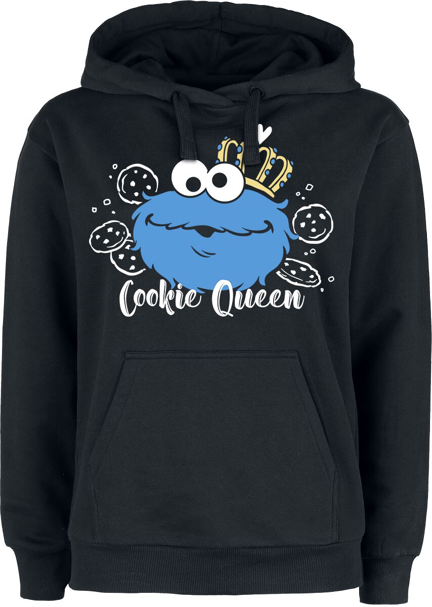 Sesame Street Cookie Queen Hooded sweater black