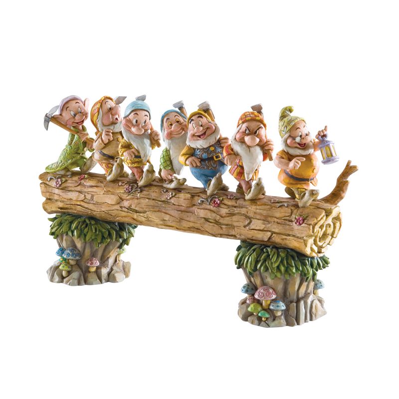Schneewittchen - Disney Sammelfiguren - Homeward Bound Seven Dwarfs - multicolor  - Lizenzierter Fanartikel