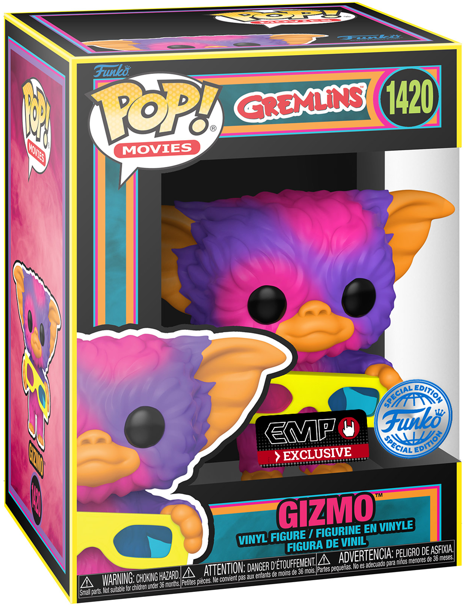 Gremlins - Gizmo (Blacklight) Vinyl Figur 1420 - Funko Pop! Figur - multicolor - EMP Exklusiv!