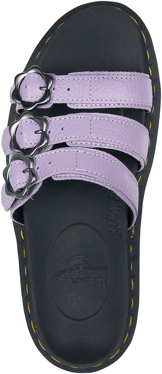 Dr. Martens Blaire Slide FLWR - Lilac Milled Nappa Sandale flieder