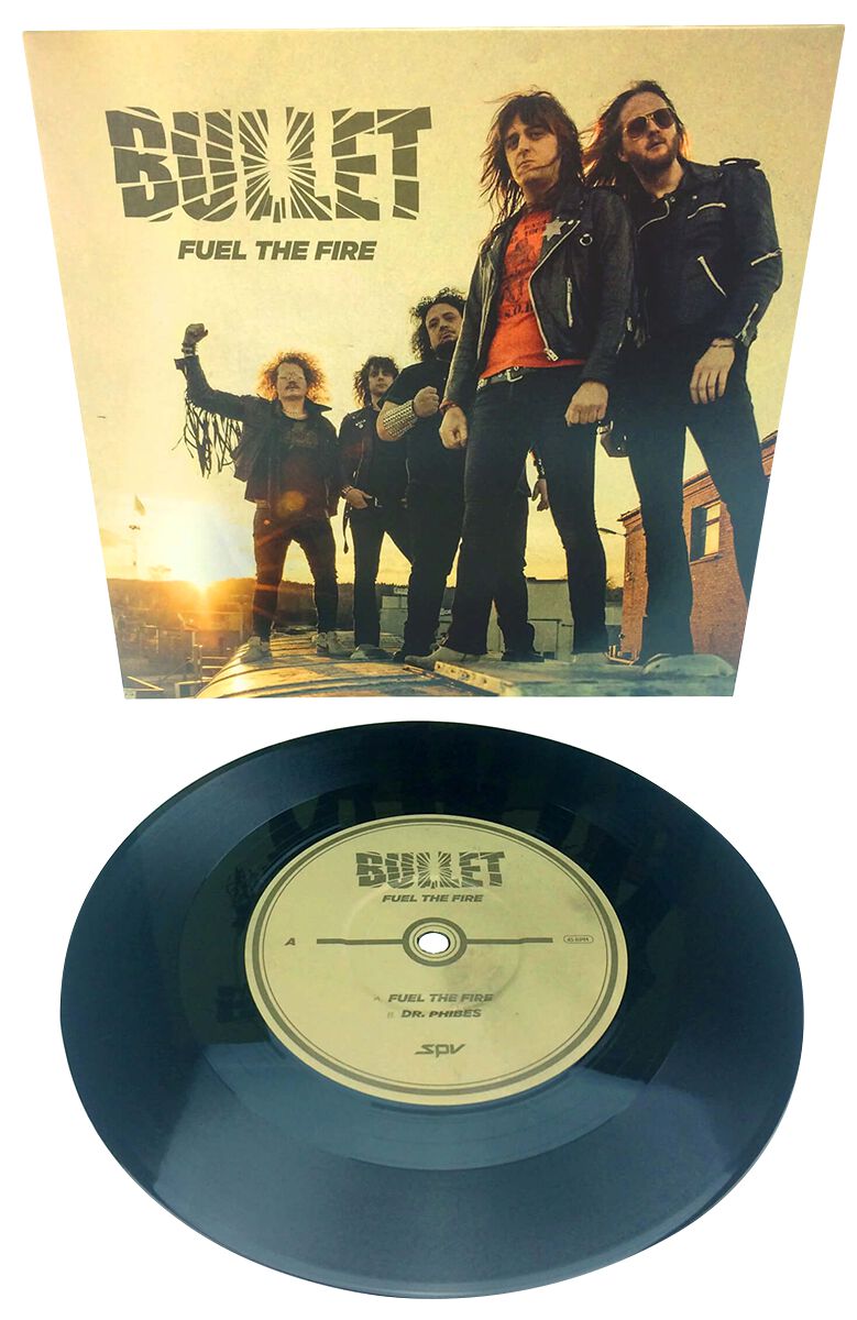 Image of Bullet Fuel the fire 7 inch-SINGLE Standard