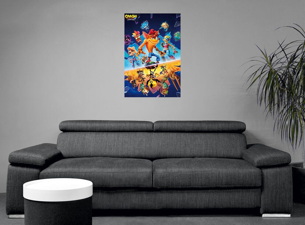 Gaming Crash Bandicoot Its About Time | Crash Bandicoot Poster