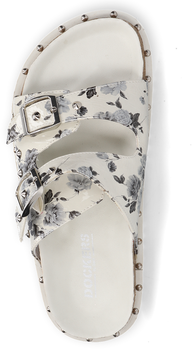 Dockers by Gerli Sandale Sandale schwarz weiß - 37.15% Rabatt