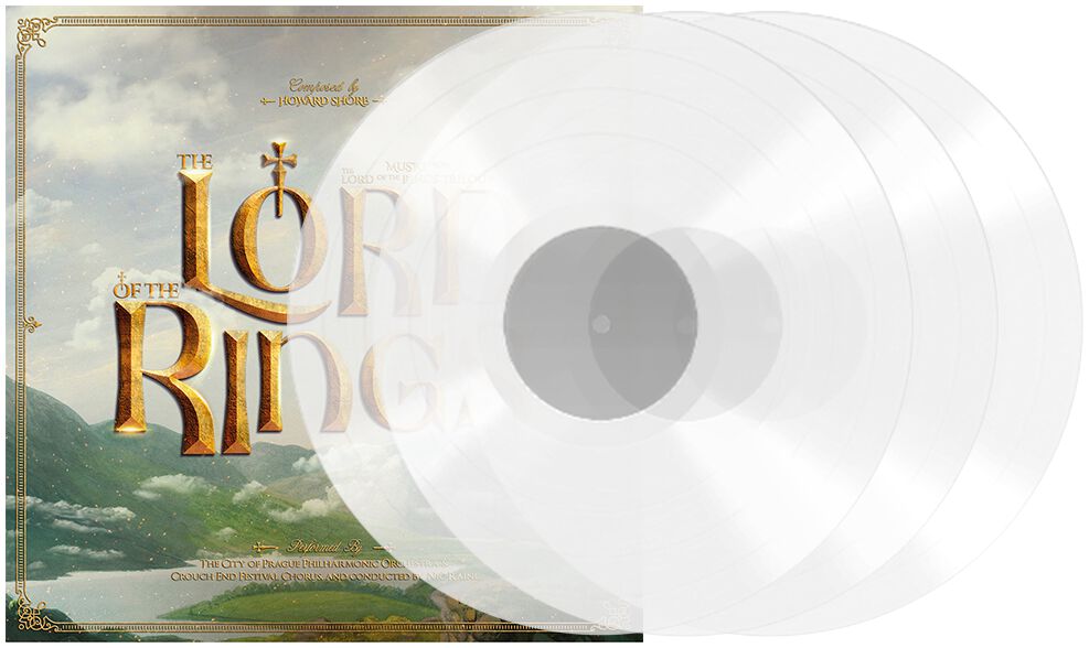 Image of Der Herr der Ringe Music from The Lord Of The Rings Trilogy 3-LP klar