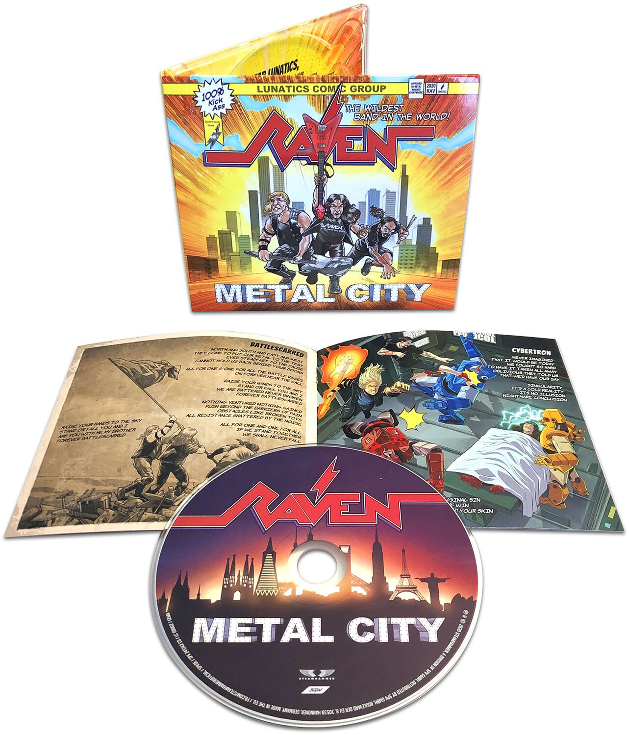Raven Metal city CD multicolor