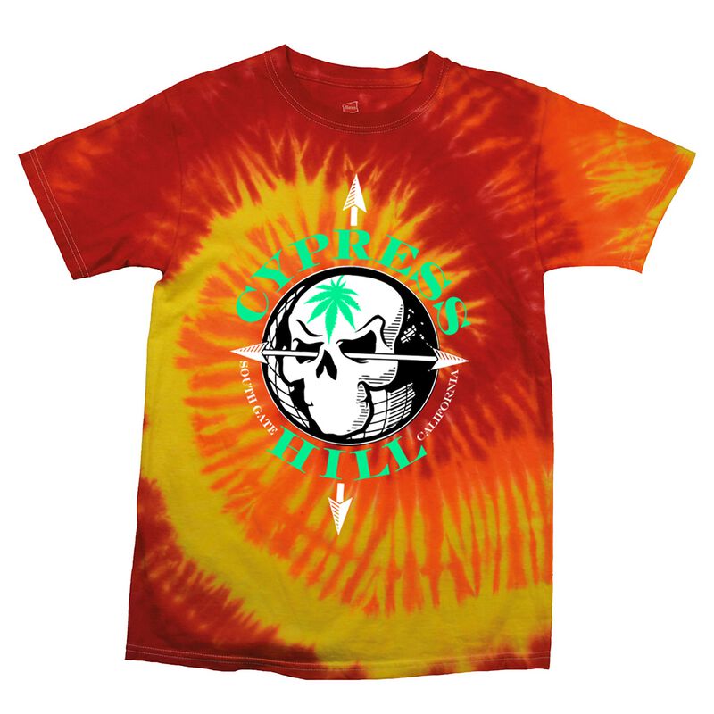 T-Shirt  di Cypress Hill - Vintage Skull - Uomo - multicolore