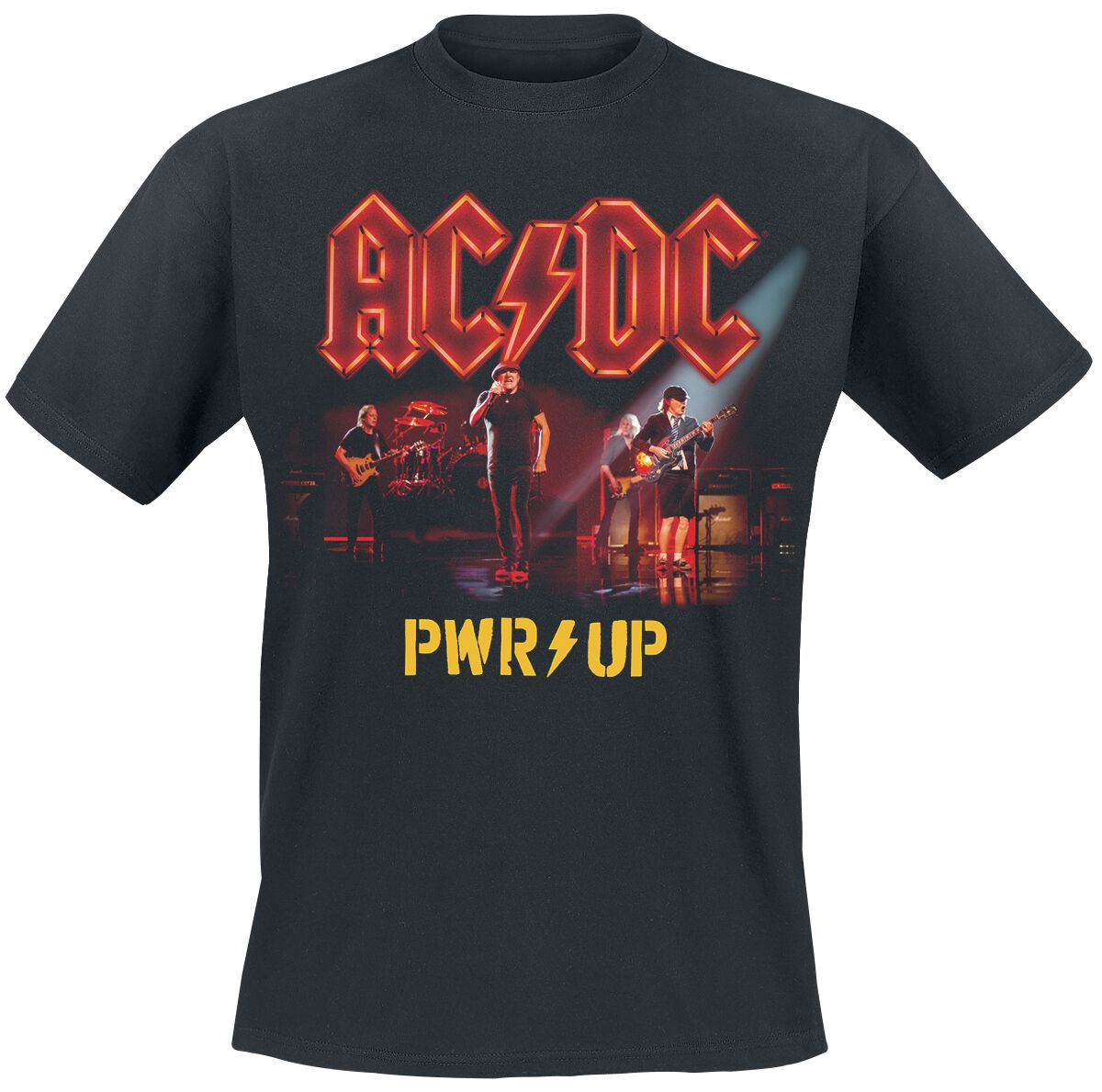 AC/DC T-Shirt - PWRUP Power Trip Live - S bis 5XL - für Männer - Größe 5XL - schwarz  - EMP exklusives Merchandise!