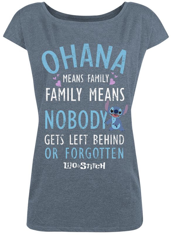 Frauen Bekleidung Ohana | Lilo and Stitch T-Shirt