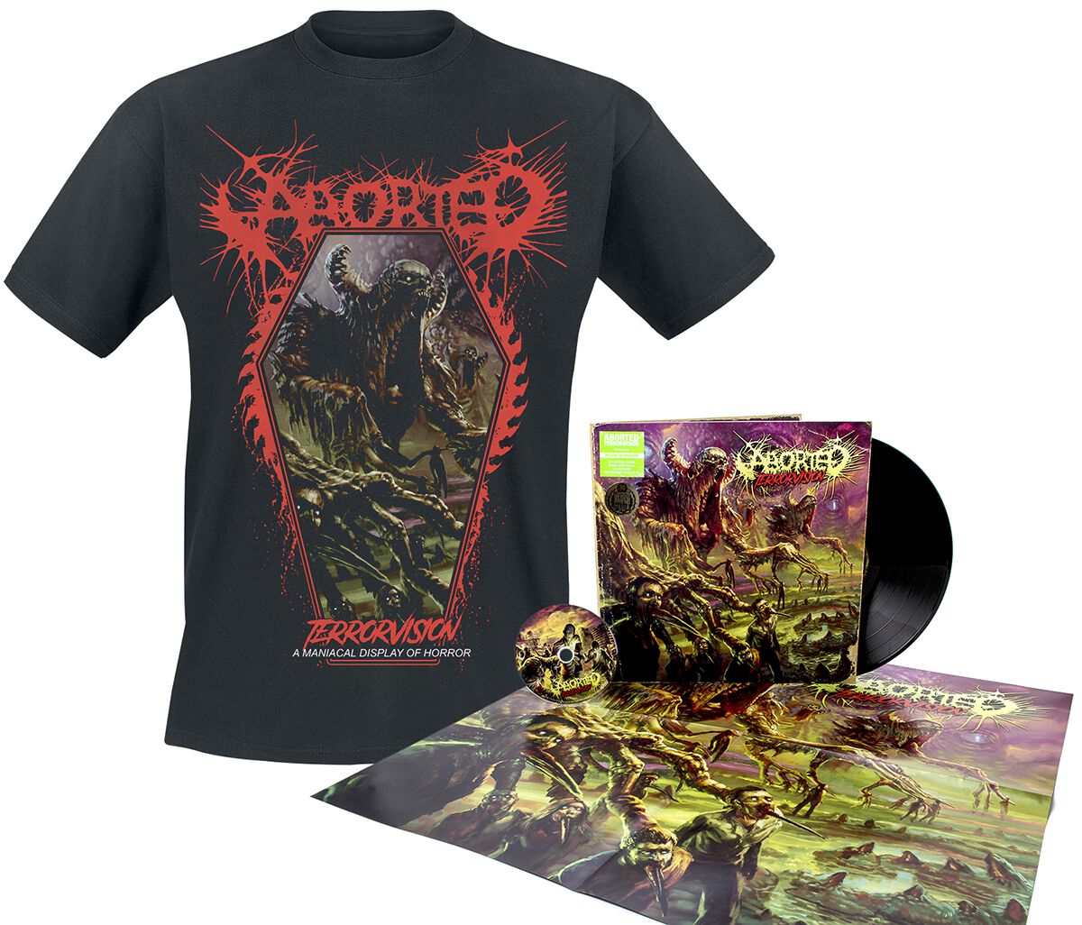 Image of Aborted TerrorVision LP & CD & T-Shirt Standard