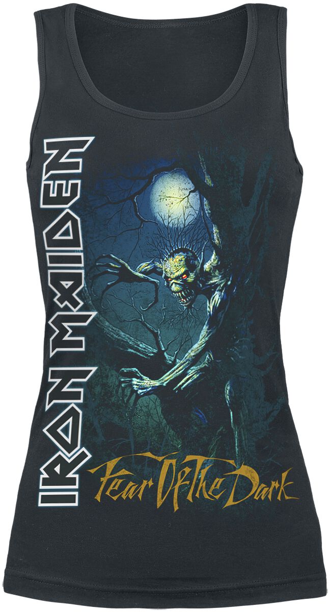 Top de Iron Maiden - Fear of the dark - M à XXL - pour Femme - noir
