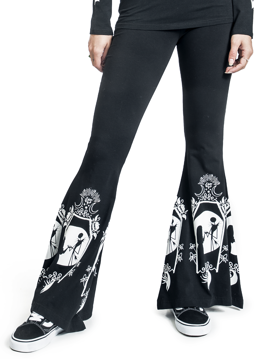 The Nightmare Before Christmas Jack Und Sally Leggings schwarz