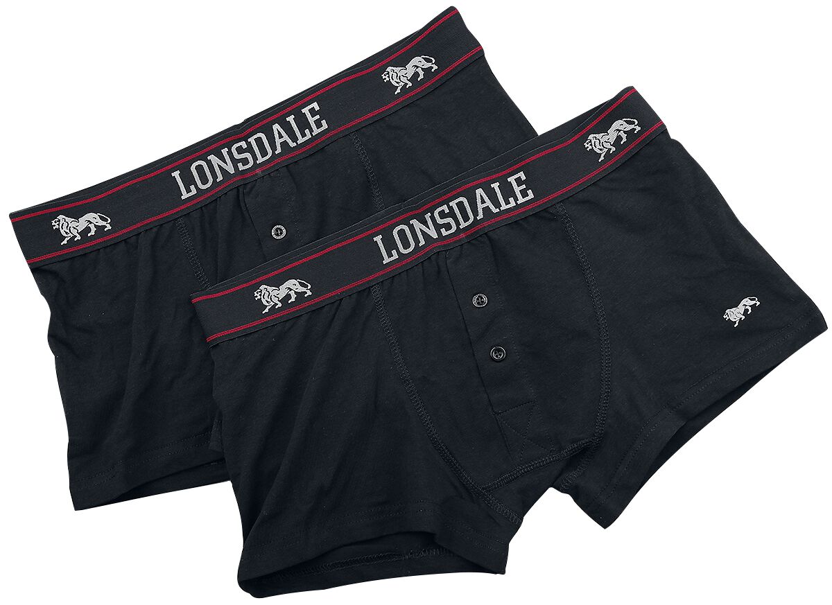 Lonsdale London Boxershort - Oakworth - M bis XXL - für Männer - Größe XL - schwarz