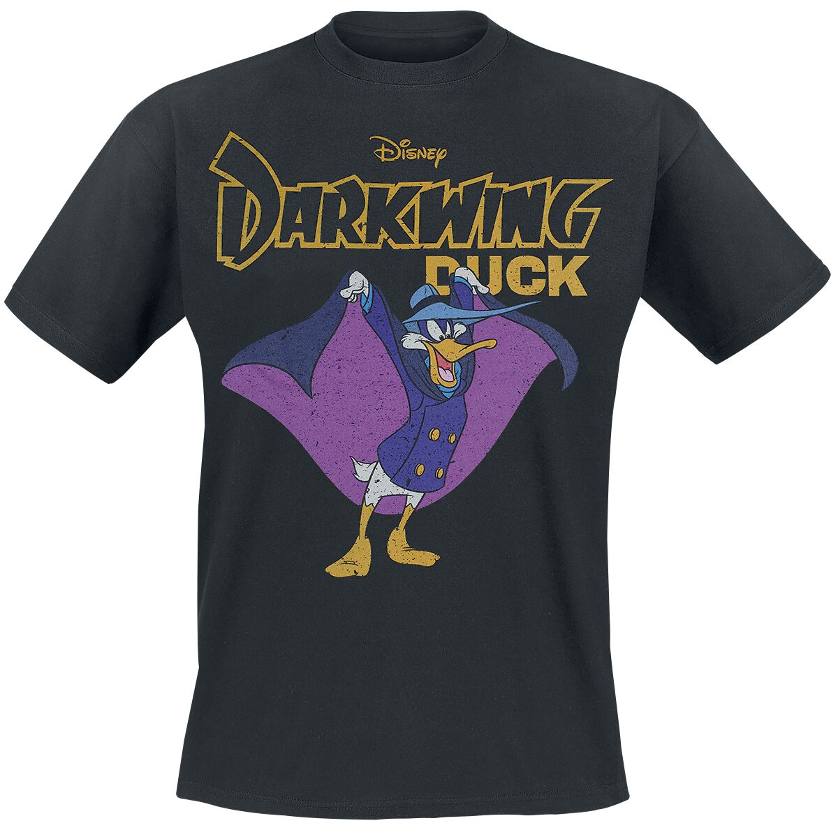 Levně Darkwing Duck Darkwing Duck Tričko černá