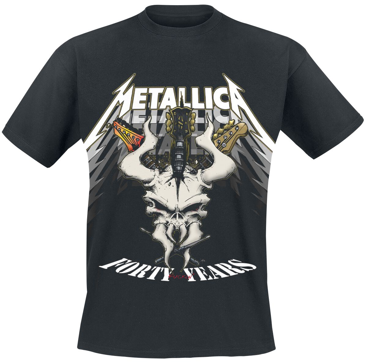 40th Anniversary Forty Years T-Shirt schwarz von Metallica