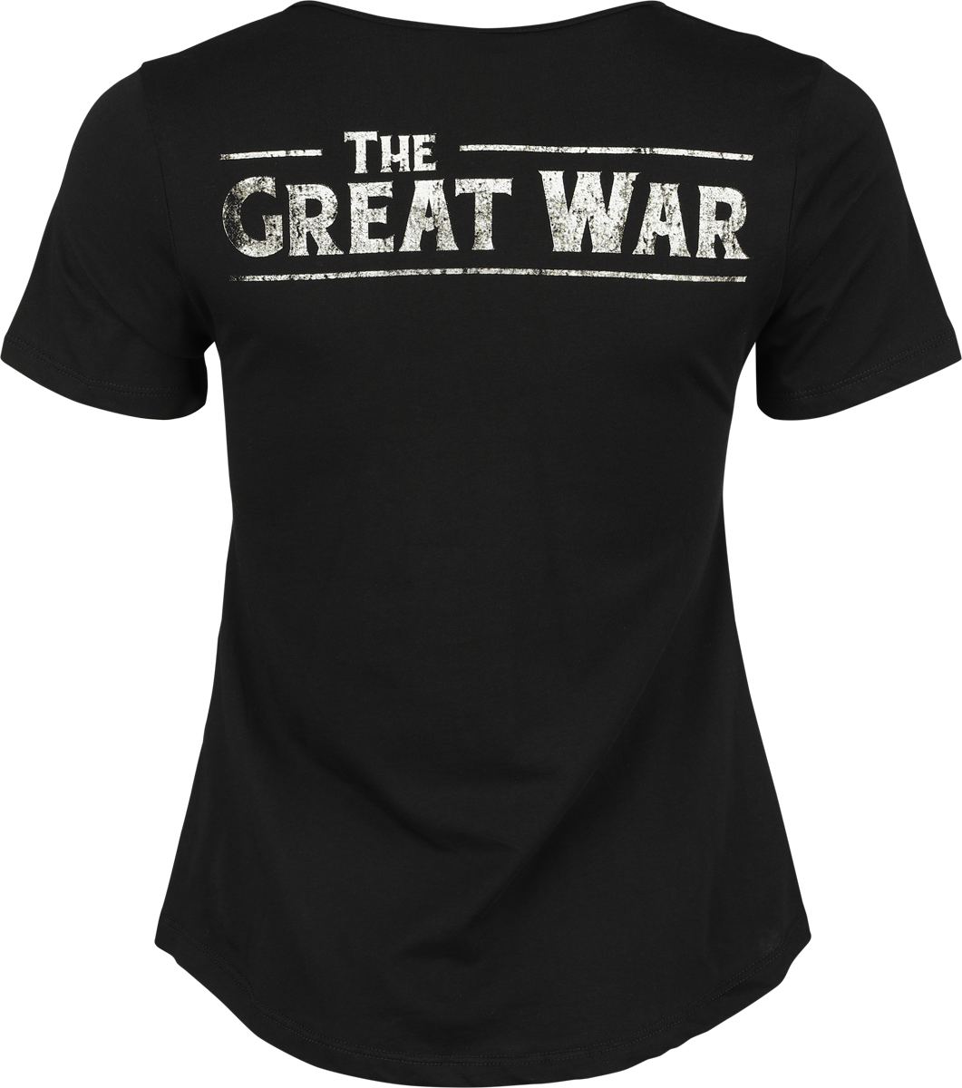 Sabaton T-Shirt - The Great War - S bis XL - für Damen - Größe M - schwarz  - EMP exklusives Merchandise!