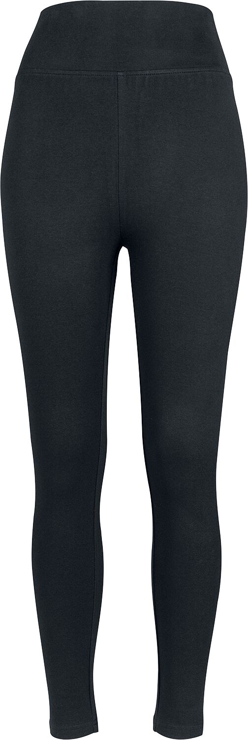 Legging de Urban Classics - Leggings Taille Haute En Jersey Femme - XS à 5XL - pour Femme - noir
