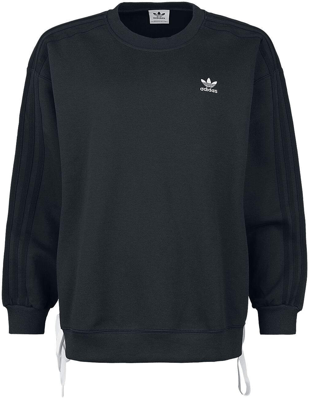 Sweat-shirt de Adidas - Laced Crew - XS à XL - pour Femme - noir