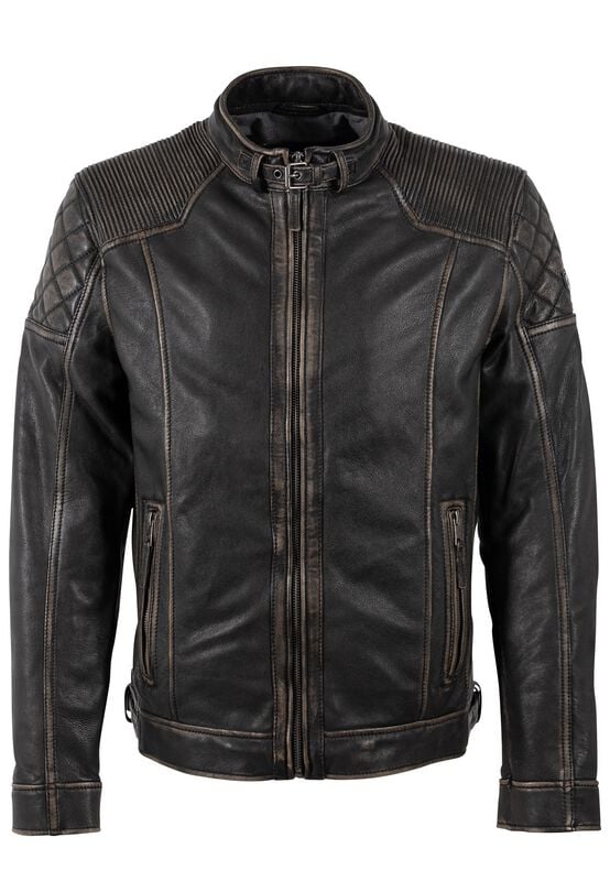 Mauritius Lederjacke - MMZeplyn - S bis 3XL - für Männer - Größe 3XL - schwarz