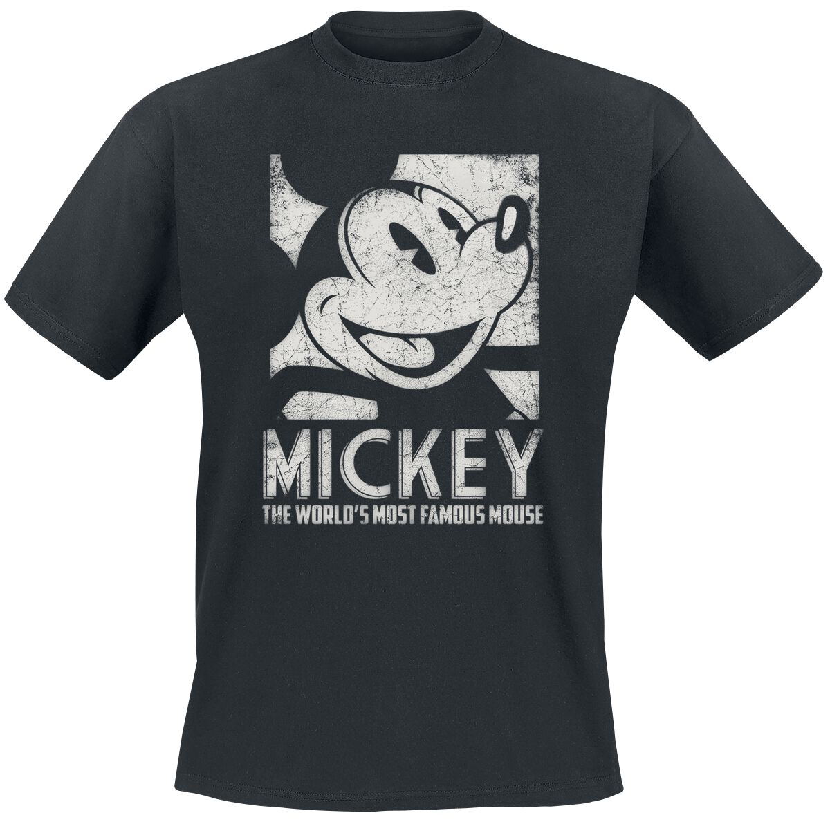 Mickey Mouse Most Famous T-Shirt schwarz in S