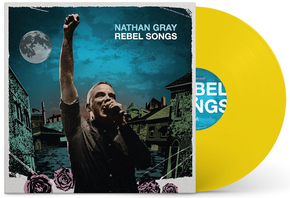 Nathan Gray Rebel songs LP yellow